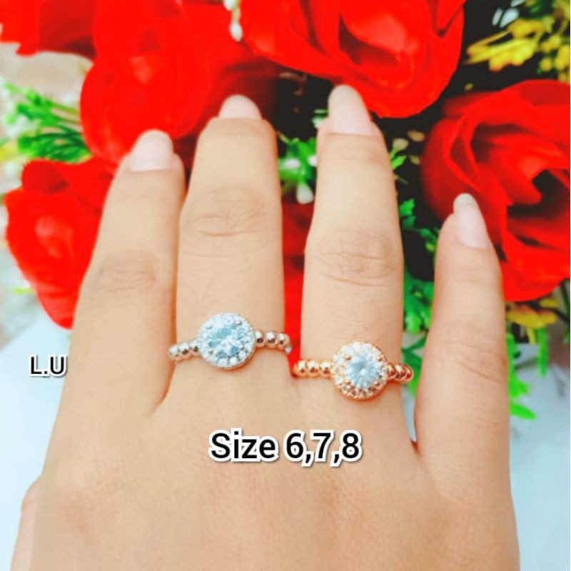 C O D . Cincin wanita bermacam macam motif pilihan permata