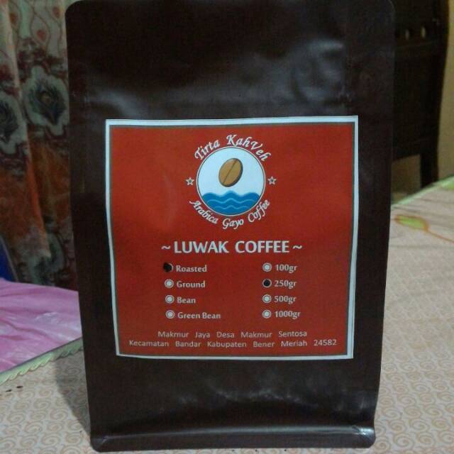 

Kopi Gayo Wild Luwak/ Luwak Liar