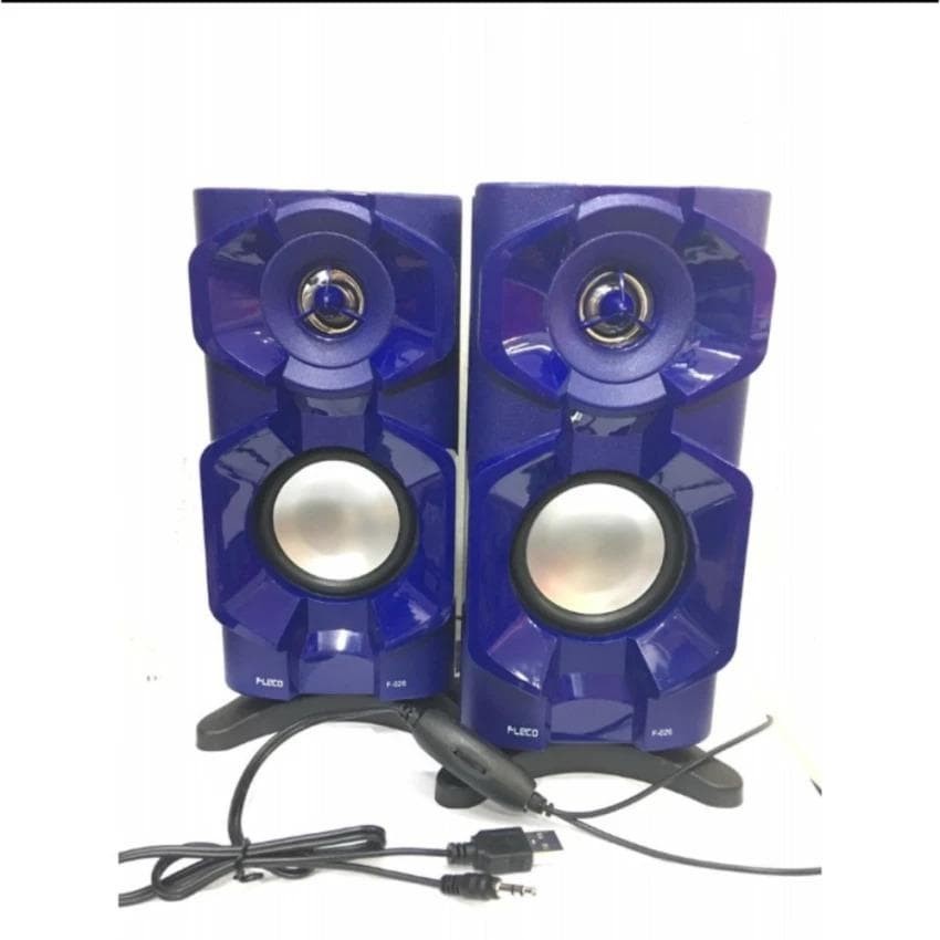 COD SPEAKER DIGITAL KOMPUTER/LAPTOP/HP/USB FLECO F-026 FULL BASS//SPEAKER SALON AKTIF F-026 X-BASS