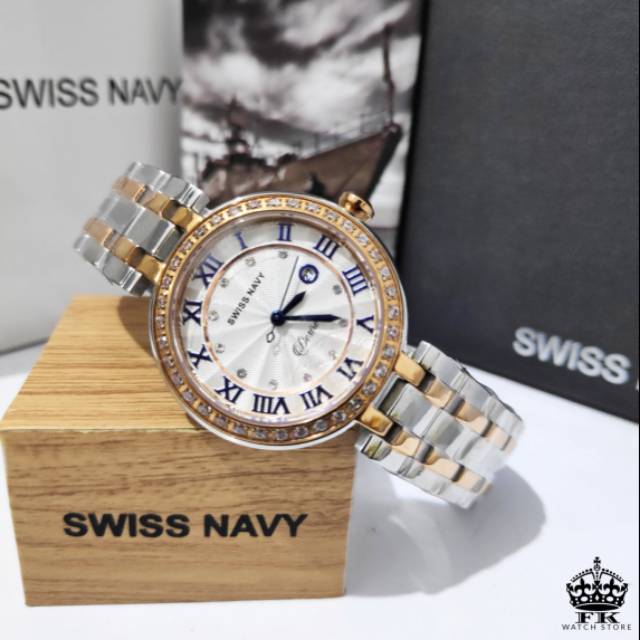 SWISS NAVY SN-8347 / 8347 Original Jam Tangan Wanita SWISS NAVY Analog