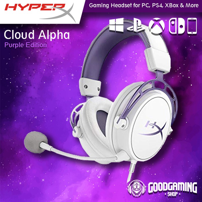 purple xbox headset