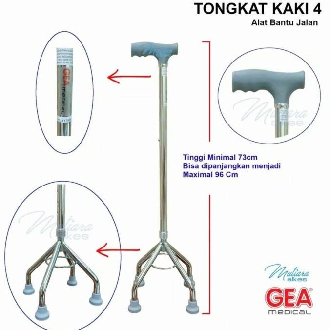 tongkat kaki 4 gea