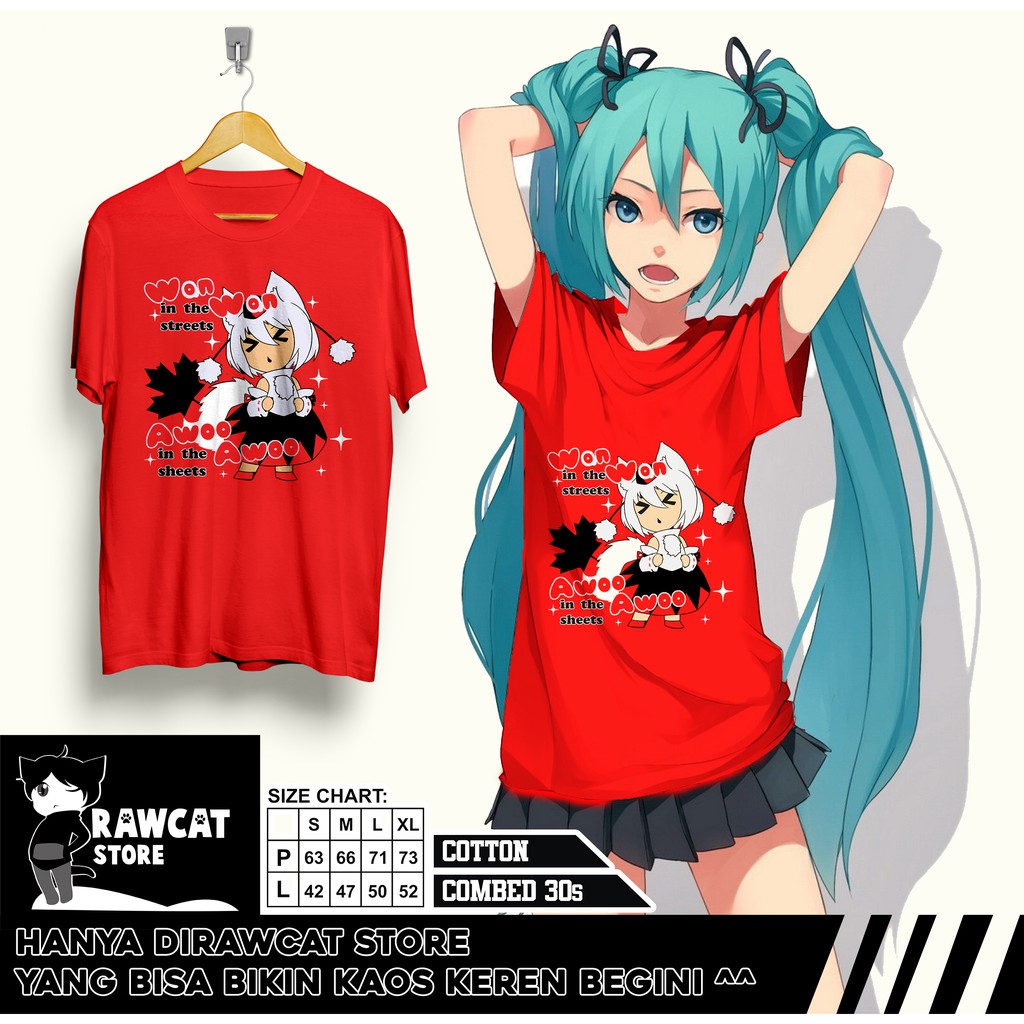 t-shirt momiji inubashiri new touhou project red color