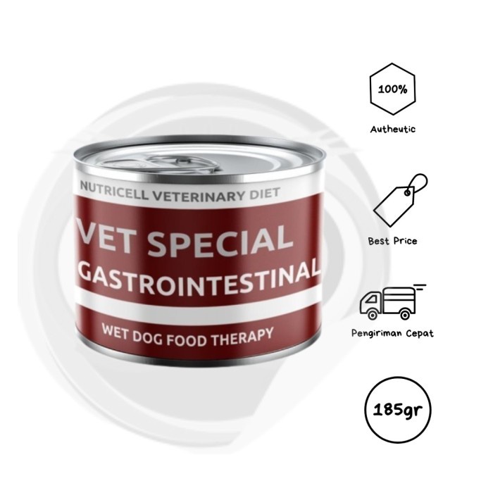 Nutricell Vet Special Gastrointestinal Dog 185gr - Makanan Anjing