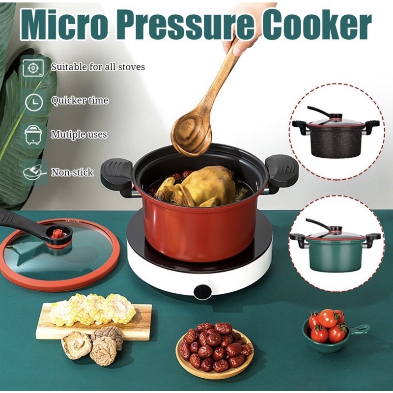 Panci Presto Teflon Serbaguna 3.5 Liter Presure Cooker