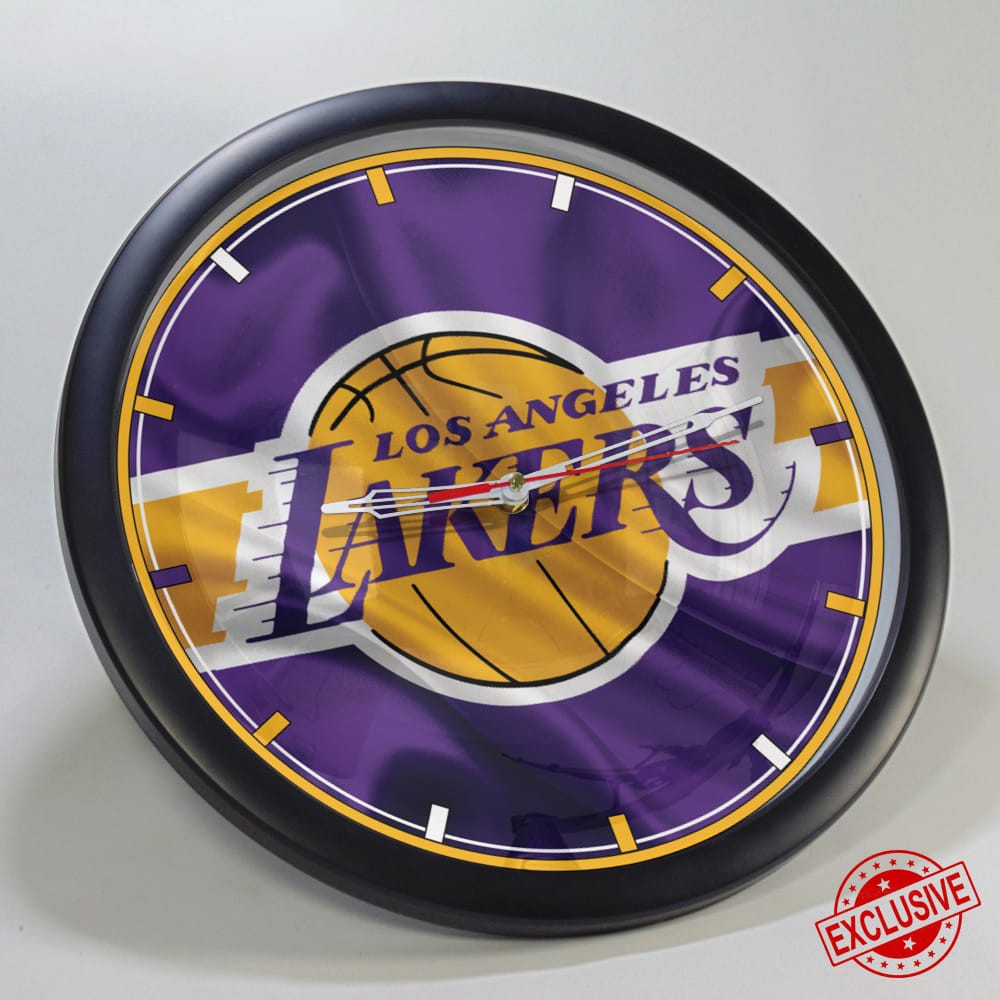 (ISTIMEWA BOSSQUE) JAM DINDING CUSTOM NBA - LAKERS