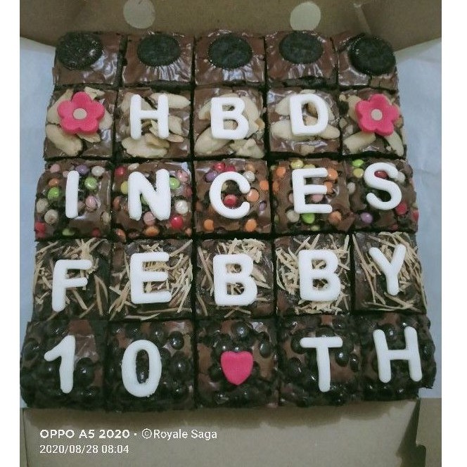 

brownis panggang potong