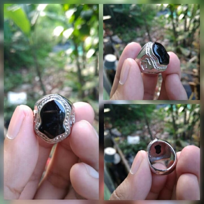 ring terompah cincin terompah batu akik cubung wulung yaman wulung