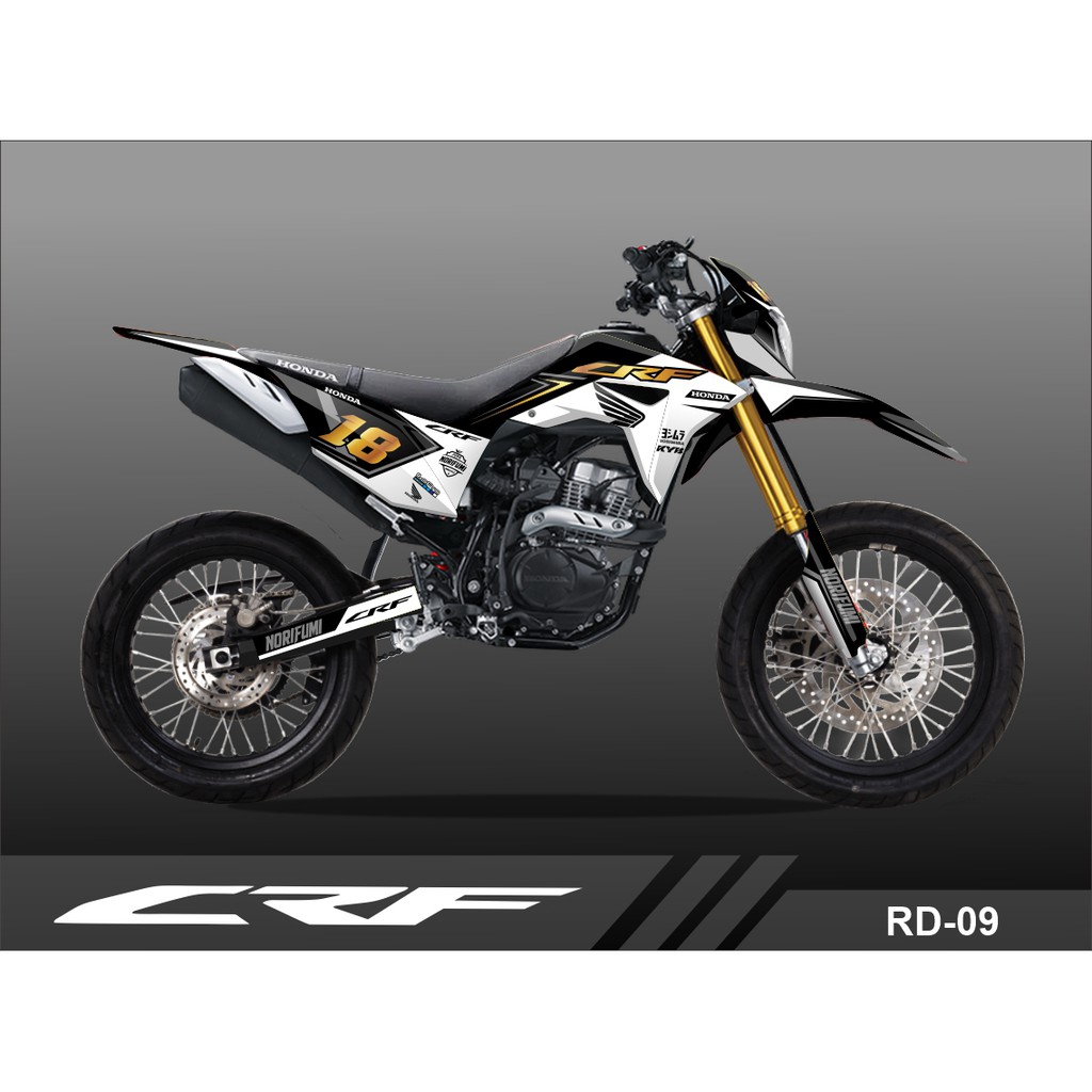 decal sticker CRF fullbody custom 09