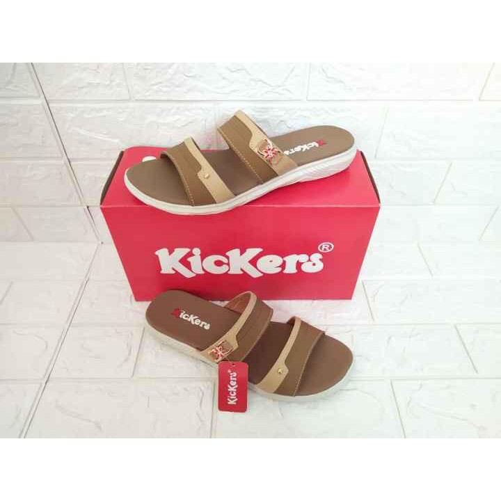 Kickers Sandal Wedges Wanita Selop