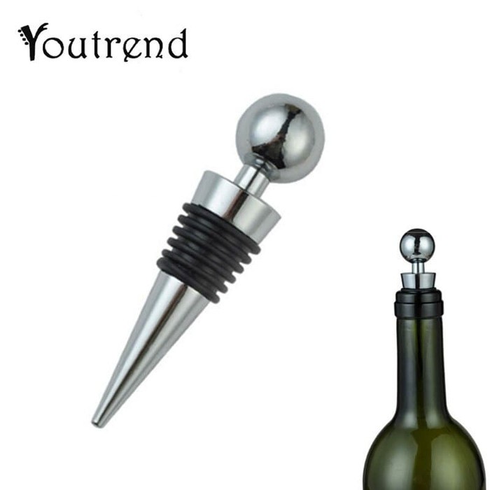 Classic wine stopper stainless - botol wine stopper TEBAL STAINLESS