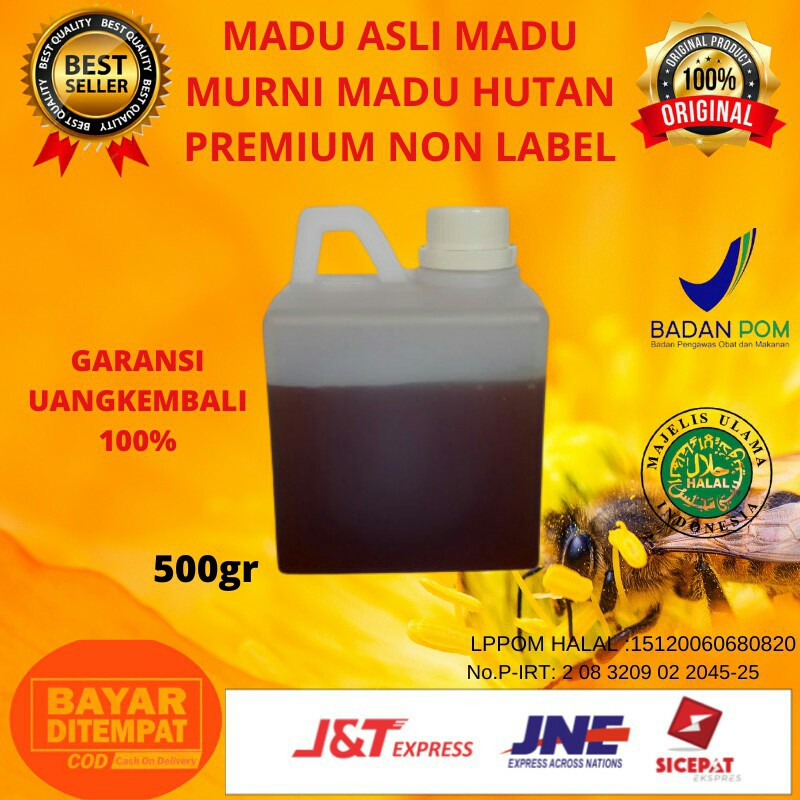 

Madu Asli Madu Hutan Madu Murni 500 Gram No Label Original Halal