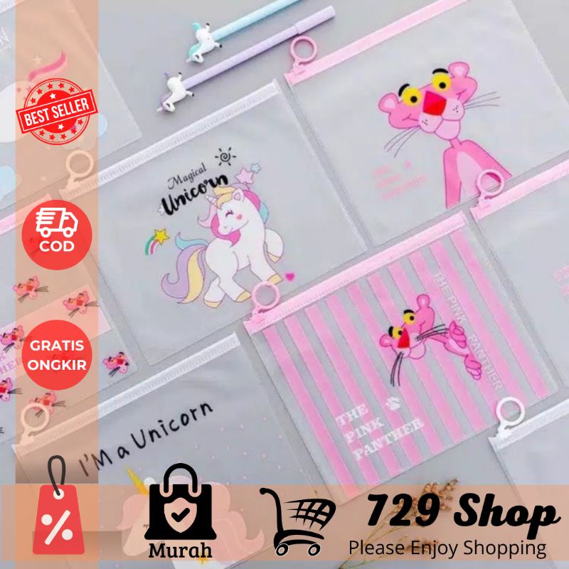 Pouch Make up Zipper / Pouch Kosmetik / Tampat Pensil / Tempat Make up Import Best Seller