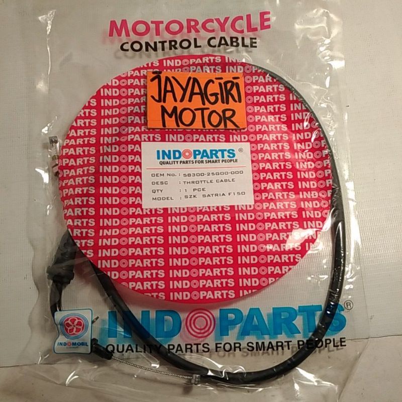 Kabel Gas Satria FU F 150 Indoparts Cabel Cable Throttle Throtle Kable Tali Kawat Serat Suzuki Indop