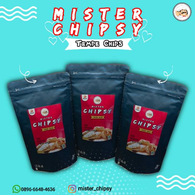 

MISTER CHIPSY Keripik Tempe Homemade