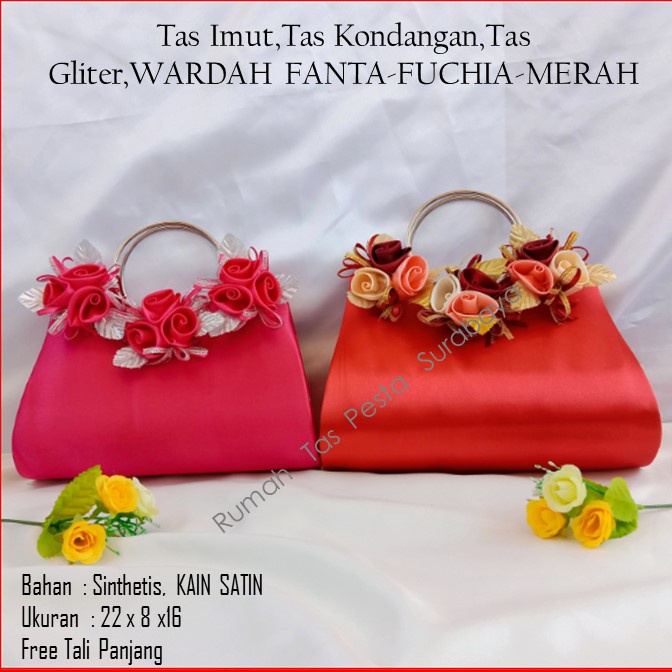 PAKET TAS PESTA WARDAH MODEL CLUTH DANSELEMPANG  TERMURA  KESAN MEWAH DAN ELEGAN 2 TAS ONGKIR TAS BEST SELLER