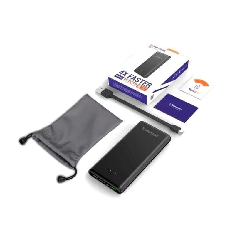 Tronsmart Presto 10000mAh Quick Charge 3.0 Power Bank [PBT10]