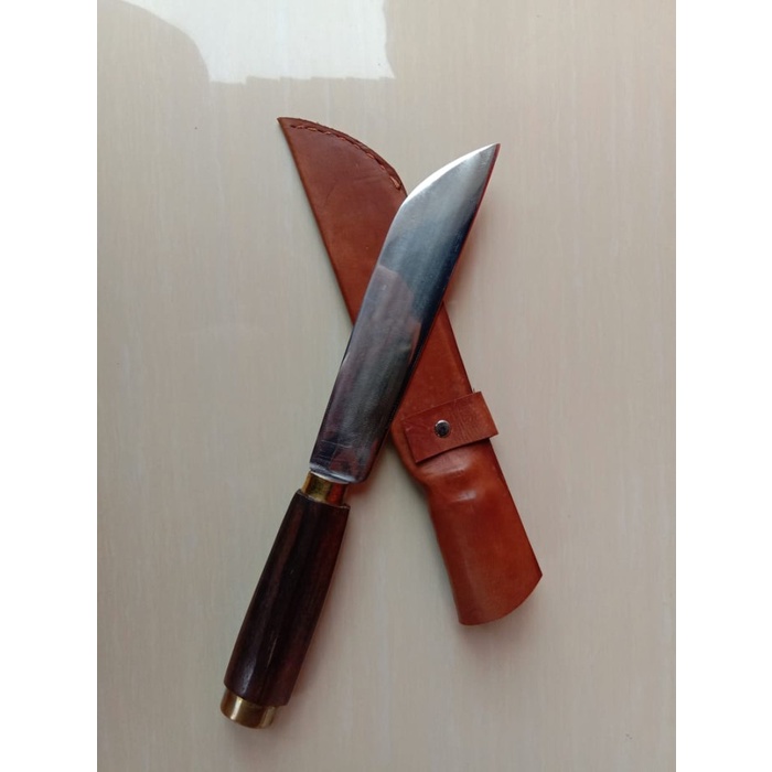 Pisau Seset Kulit - Pisau Bahan Baja Bohler K340 Isodur Pisau Dapur Sembelih Seset -