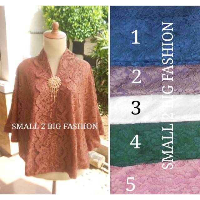 kebaya katun besar / batik wanita jumbo / atasan kebaya bordir / kebaya wisuda big / kebaya jumbo