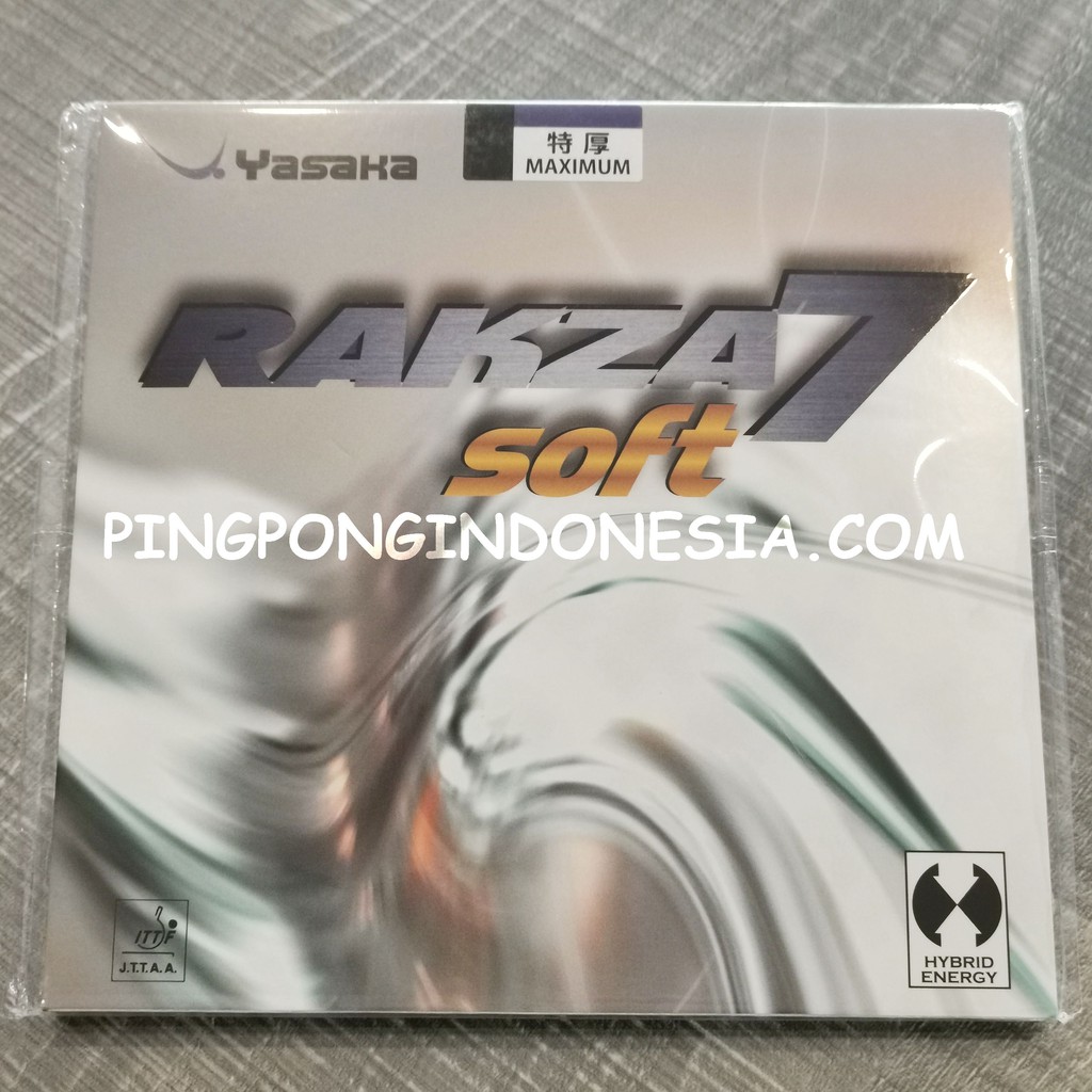 Yasaka Rakza 7 Soft - Rubber/Karet Pingpong Tenis Meja Bat Bet