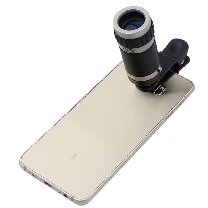 LENSA CLIP TELE ZOOM 8X / TELESCOPE HP / LENSA KAMERA HP
