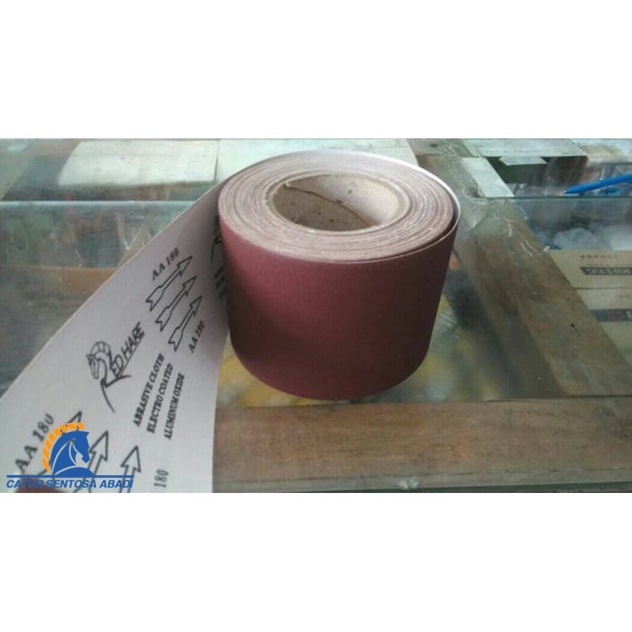 Amplas meteran kain kayu besi 60 80 100 120 150 240 400 CSA