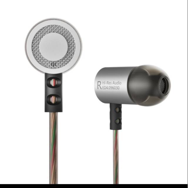 Knowledge Zenith HiFi Metal In-ear Earphones Heavy Bass 9.6mm Driver with Mic - KZ-ED4