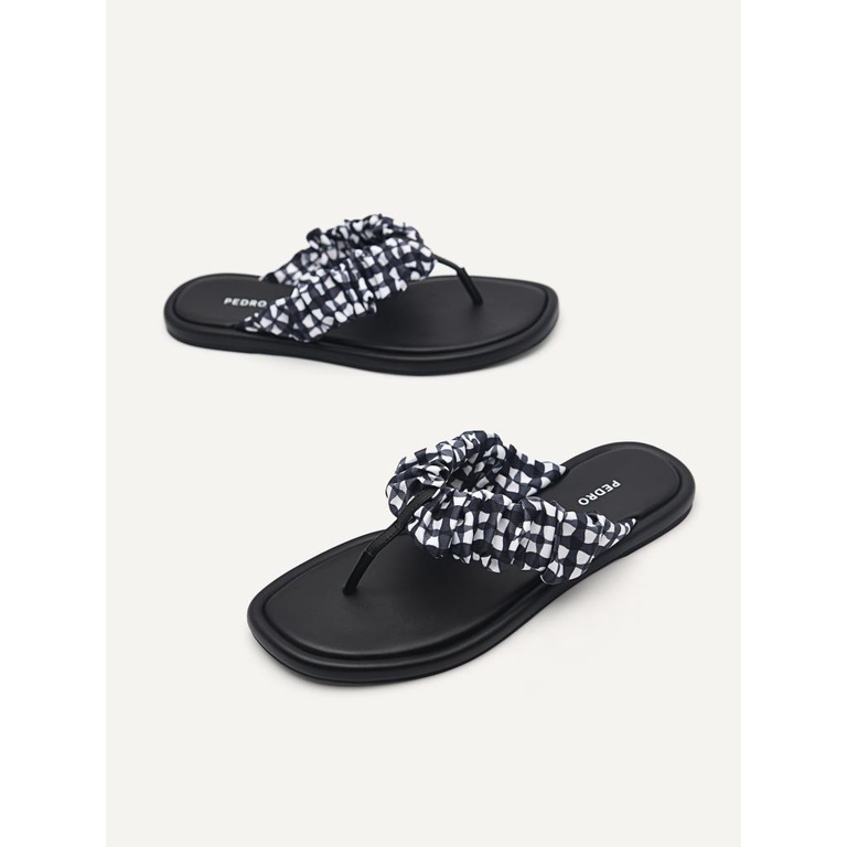 SANDAL JEPIT PEDRO WANITA ORIGINAL CASUAL BRANDED ASLI HITAM PW014