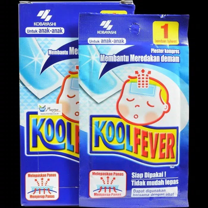 Caplang Koolfever Plester Kompres Demam Kobayashi / Plester Demam / Kompres Demam Anak Bayi