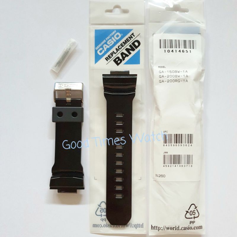 STRAP G-SHOCK GA 150BW GA 200BW GA 200RG GA 150 GA 200 Casio Original