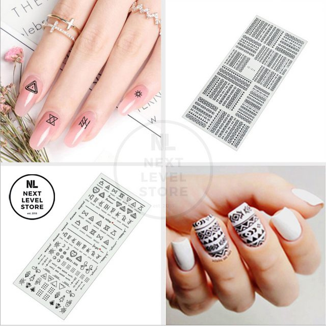 Nail Art Sticker Stiker Kuku Premium Japanese 3D by Cavella