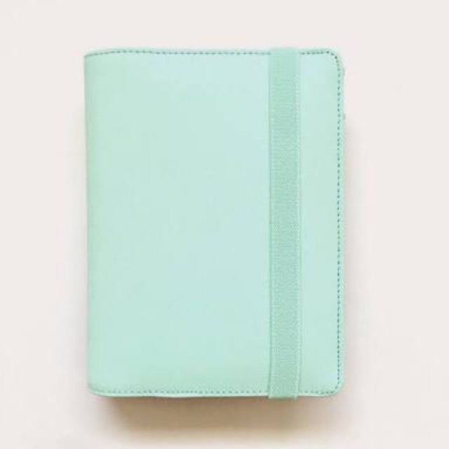 

Rare Kikki K Mint Medium Planner A6 Personal Binder (Preloved)