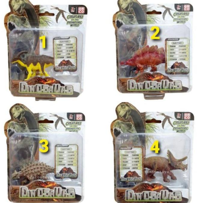 +%+%+%] Emco DINOSAURS Action Figure Mainan Dinosaurus
