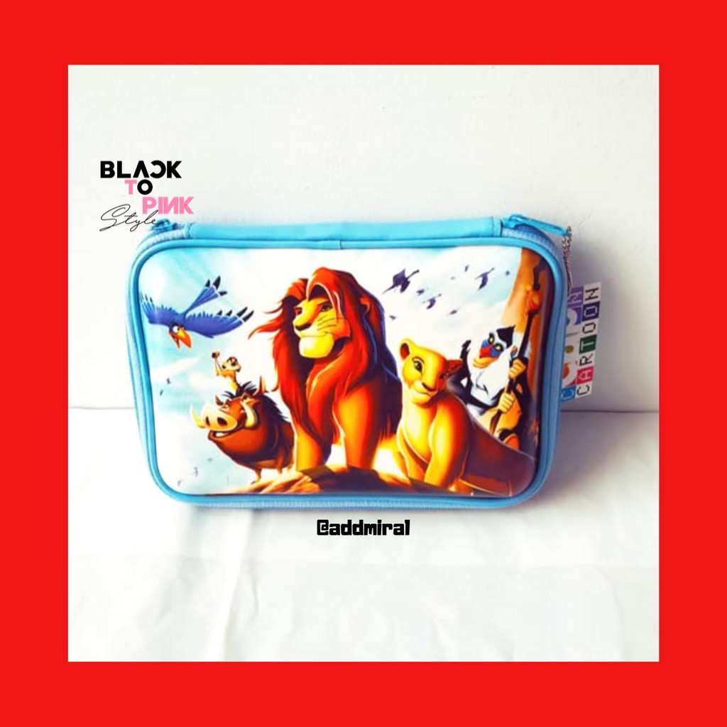 

Kotak Pensil Lion King Smiggle Tempat Pensil Hard Case Pencil case