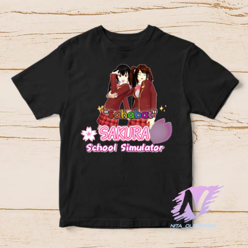 kaos sakura school simulator sahabat kaos anak sakura