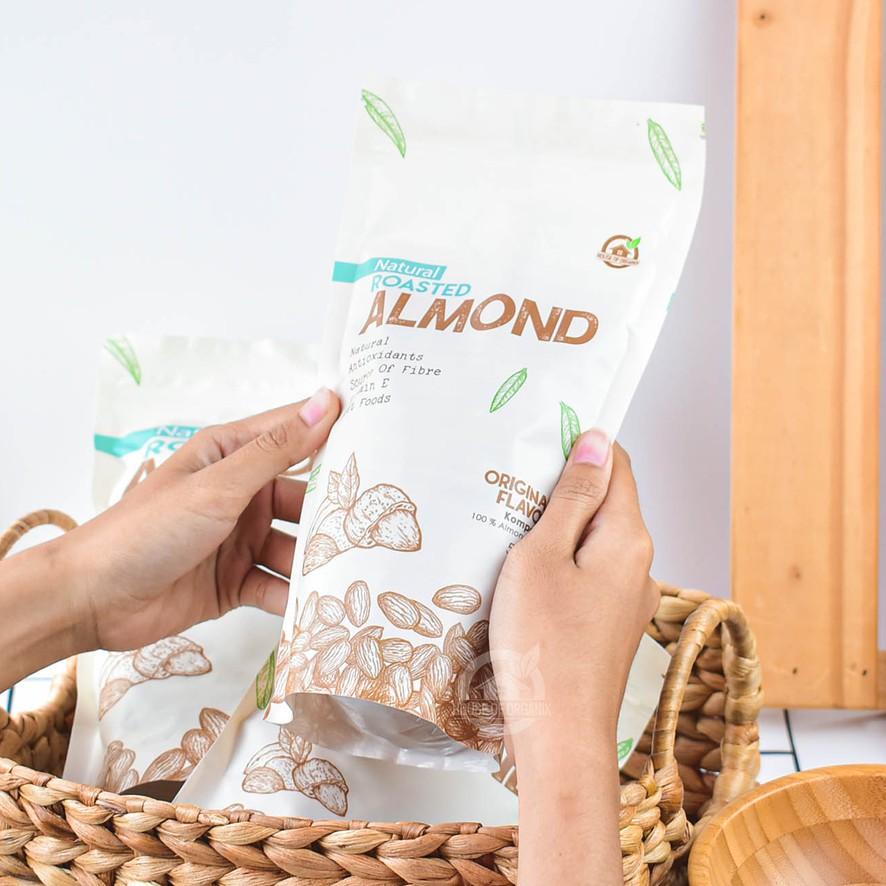 

Terbaik!! LR073 Natural Roasted Almond (Panggang) 500 Gr