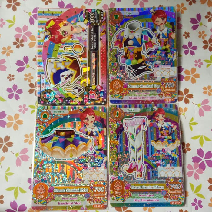 aikatsu premium set pierrot carnival versi 5