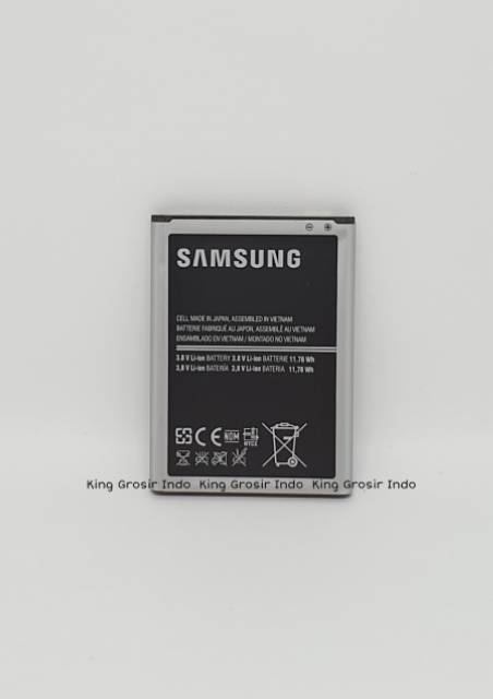 Baterai Samsung Galaxy Note2 N7100 Original SEIN 100% Battery Batere Batre Note 2 N 7100