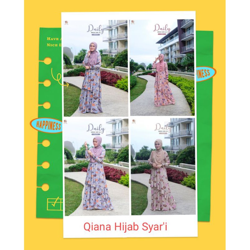 Daily Dress seri 22 Original Adzkia Daily