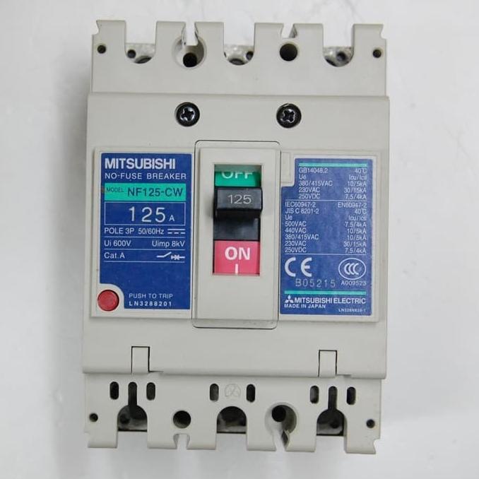 Nfb/Mccb Mitsubishi Nf125-Cw 100A 3P