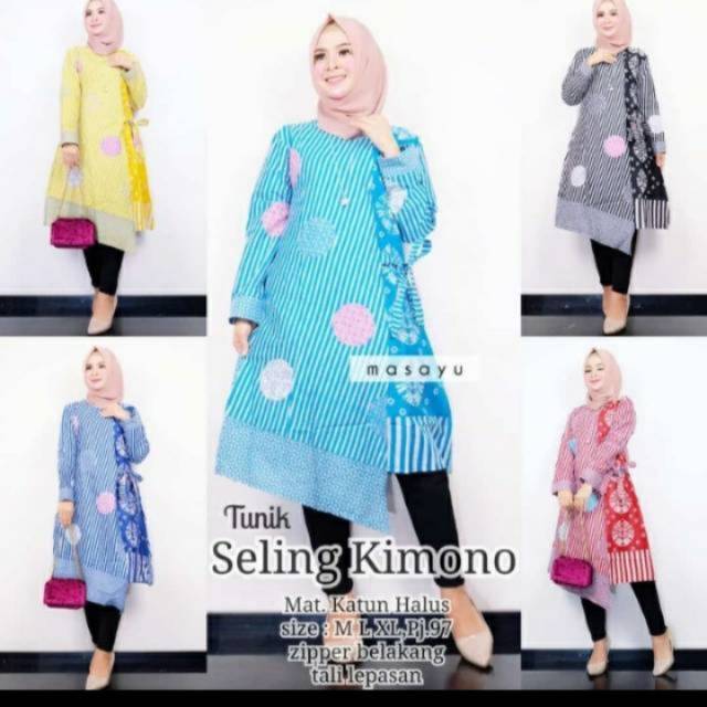 Tunik seling kimono