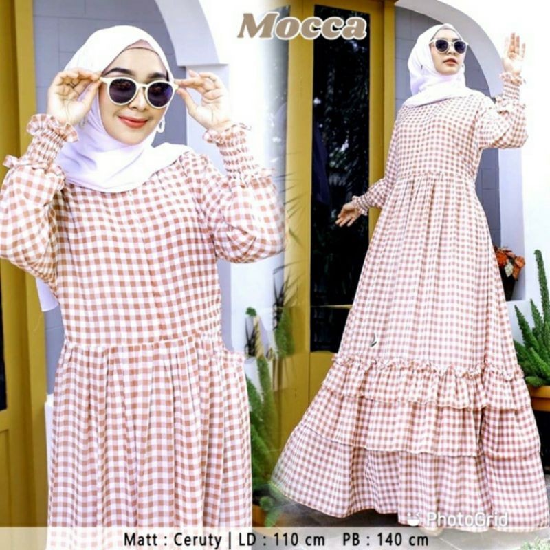 SALE GAMIS CERUTY, FULL FURING / MOTIF KOTAK KECIL