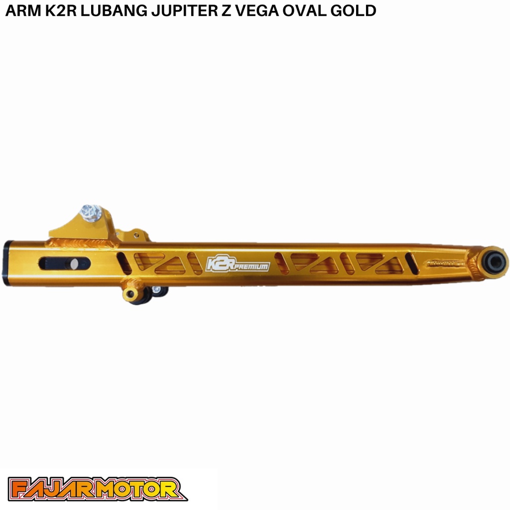 K2R SWING ARM AREM JUPITER OVAL CNC LUBANG COAK GOLD SILVER K2R KAWAHARA