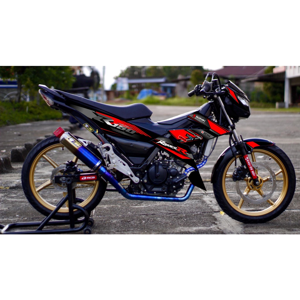 STRIPING SATRIA FU INJEKSI - FU FI VARIASI RAIDER 150