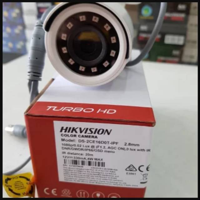 KAMERA CCTV HIKVISION OUTDOOR DS 2CE16DOT IPF BISA ANALOG AHD