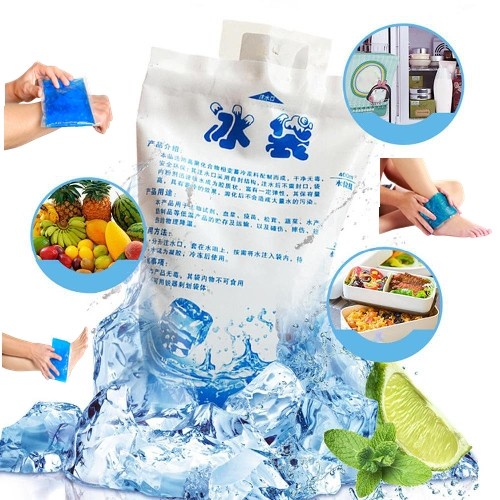 Ice Gel Bag 400ml ice gel Pack Cooler Jelly untuk menjaga suhu tetap dingin