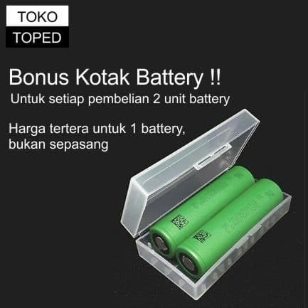 Authentic Battery 18650 Sony VTC4 2100mAh | murata original baterai batre batere rechargeable vtc 4 senter kipas