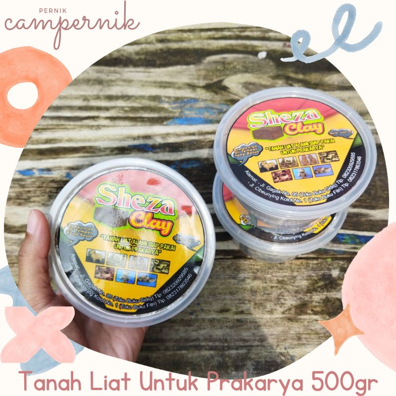 Tanah Liat Clay Cocok Untuk Prakarya 500gr