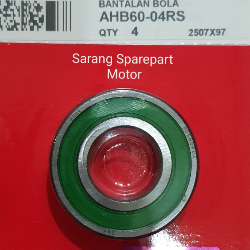 Lahar Bearing Honda 6004 RS Bantalan Bola 6004RS Press