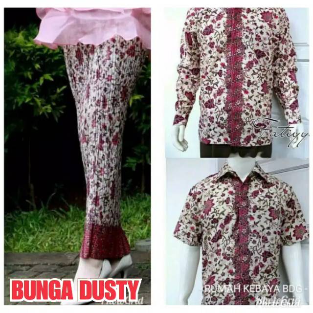 COUPLE ROK PRISKET #1/SETELAN BATIK/KEBAYA COUPLE/BAJU PASANGAN/KEBAYA KONDANGAN RUMAH KEBAYA BANDUNG RUMAH SONGKET BANDUNG